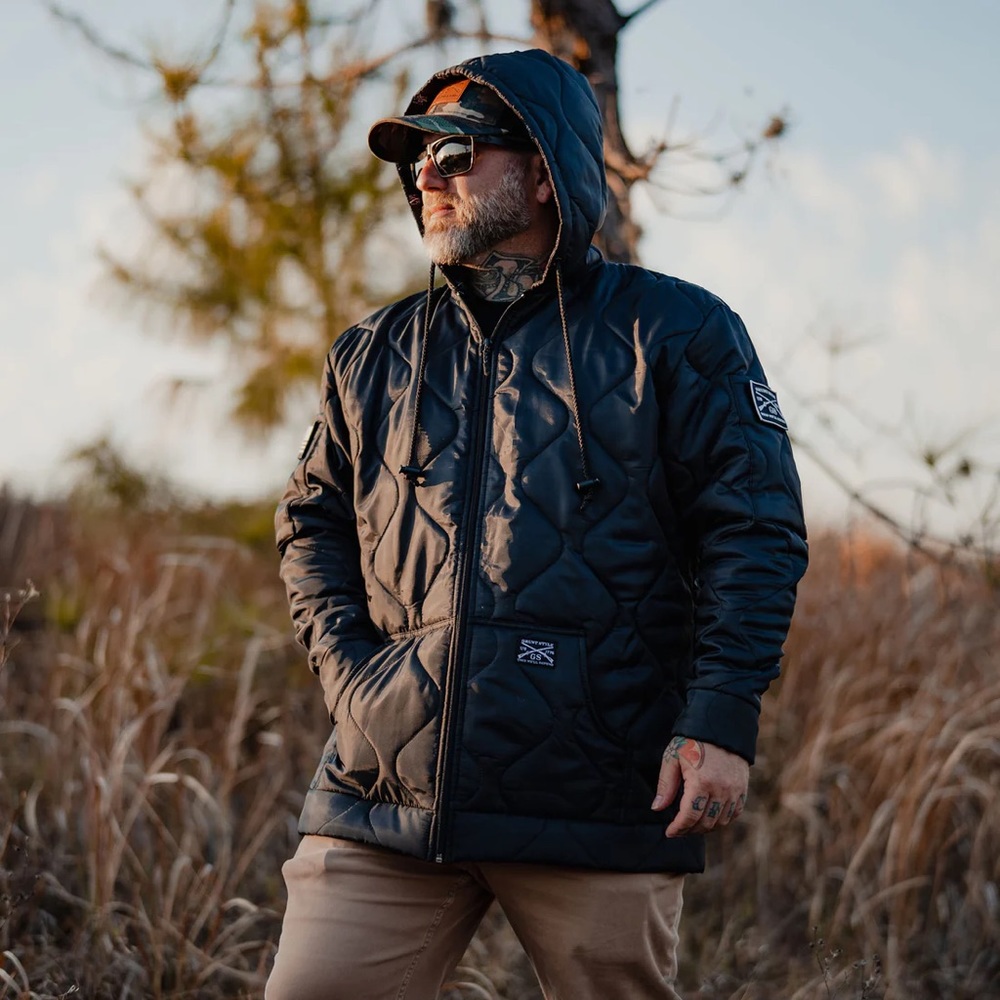Grunt style full zip woobie hoodie